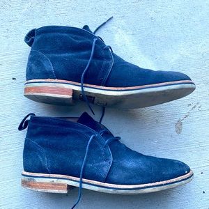 Allen Edmonds Blue Suede shoes